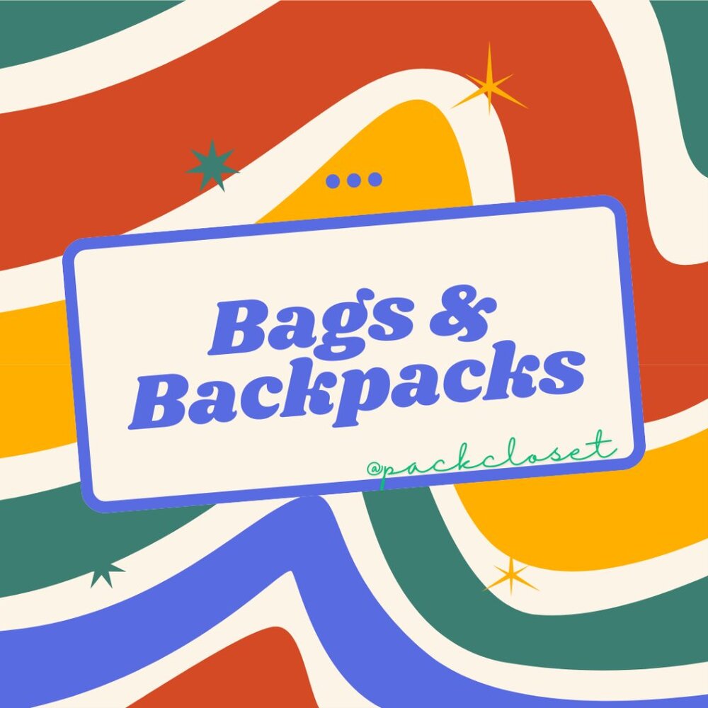 ▫️▫️ Bags & Backpacks Available at @packcloset▫️▫️